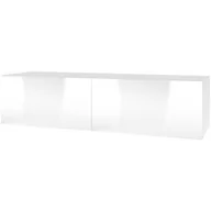 Szafki RTV - Szafka RTV Wisząca RTV-160W Biały Livo Halmar Biały - miniaturka - grafika 1