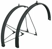 Błotniki rowerowe - SKS Bluemels Style Mudguard Set 28" 56mm, czarny  2022 Błotniki pełne - miniaturka - grafika 1