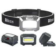 Latarki - Latarka akumulatorowa czołowa 3 W COB LED LB0107 LIBOX - miniaturka - grafika 1