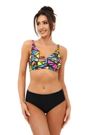 Koszulki i topy damskie - SPIN TOP SPORTOWY KĄPIELOWY CZARNY D-0300-0328-AB-2XL - miniaturka - grafika 1