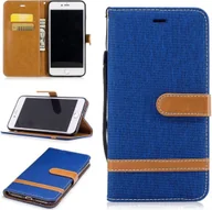 Etui i futerały do telefonów - Etui na telefon komórkowy Apple iPhone 8 Plus Jeans Cover Niebieski - miniaturka - grafika 1