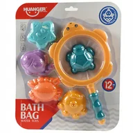 Zabawki do kąpieli - ZABAWKI DO KĄPIELI ŁOWIENIE RYBEK SIATKA NA RYBY ZESTAW DO WANNY DLA DZIECI - miniaturka - grafika 1