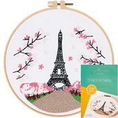 Pasmanteria - Zestaw Do Haftowania Haftu Wyszywania Gotowy Wzór #4 Muliny Tamborek Igły Płótno Do Haftu - miniaturka - grafika 1