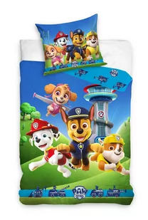 Carbotex, Komplet pościeli bawełnianiej 160X200 + 70X80, Psi Patrol, Paw Patrol - Pościel dla dzieci - miniaturka - grafika 1