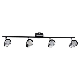 Kanlux Listwa Enali 28769 plafon lampa sufitowa spot 4x35W GU10 czarna - Lampy sufitowe - miniaturka - grafika 1