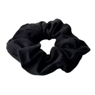 Ozdoby do włosów - Anwen Bawełniana Scrunchie gumka do włosów Czarna - miniaturka - grafika 1