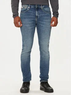 Calvin Klein Jeans Jeansy J30J325974 Niebieski Skinny Fit - Spodnie męskie - miniaturka - grafika 1