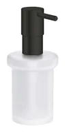 Mydelniczki i dozowniki mydła - Grohe QuickFix Start - Dozownik mydła, szkło/czarny mat 411882430 - miniaturka - grafika 1