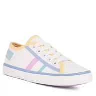 Buty dla dziewczynek - Tenisówki Geox J Gisli Girl J454NF 00010 C1372 D White/Lt Yellow - miniaturka - grafika 1