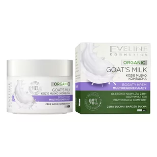 Eveline Cosmetics Organic, Bogaty krem multiregenerujący, 50ml - Kremy do twarzy - miniaturka - grafika 1