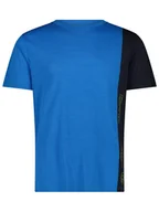Koszulki sportowe męskie - CMP Koszulka funkcyjna w kolorze czarno-niebieskim - miniaturka - grafika 1