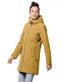 Kurtki damskie - Jack Wolfskin Damska kurtka zimowa Rocky Point Parka złoty bursztyn 3XL 1109372 - grafika 1