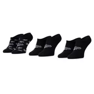 Skarpetki damskie - Reebok Zestaw 3 par stopek unisex Cl Fo Invisible Sock 3P GG6679 Black - miniaturka - grafika 1