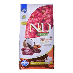 FARMINA N&D QUINOA DOG SKIN&COAT VENISON&COCONUT ADULT MEDIUM&MAXI 7kg - Sucha karma dla psów - miniaturka - grafika 2