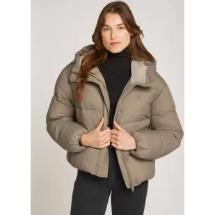 CALVIN KLEIN JEANS Kurtka | Regular Fit - Kurtki damskie - miniaturka - grafika 1