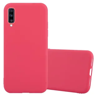 Pokrowiec Do Samsung Galaxy A70 / A70s Etui w CANDY CZERWONY TPU Silikon Obudowa Case Cover Ochronny Plecki Cadorabo - Etui i futerały do telefonów - miniaturka - grafika 1
