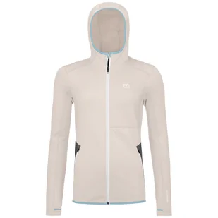 Bluza damska Ortovox Fleece Hoody W Rozmiar: M / Kolor: biały - Bluzy sportowe damskie - miniaturka - grafika 1