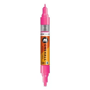 Marker akrylowy Molotow One4All Acrylic Twin neon pink 200 - Kredki, ołówki, pastele i pisaki - miniaturka - grafika 1