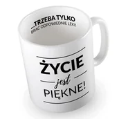 Gadżety dla niej i dla niego - Froster Kubek Życie jest piękne GAD02357 - miniaturka - grafika 1