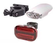 Akcesoria rowerowe - ProFex Zestaw lampek 2 SUPER LED+15CHIP LED Biały > | ODBIÓR W 29 MIN | DOGODNE RATY < - miniaturka - grafika 1