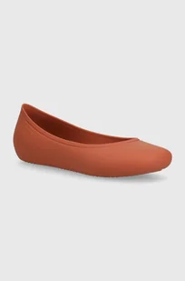Crocs baleriny Brooklyn Flat kolor brązowy  209384 - Baleriny - miniaturka - grafika 1