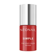 Lakiery hybrydowe - NeoNail 3w1 Lakier Hybrydowy SIMPLE 7,2 g - PASSIONATE - miniaturka - grafika 1