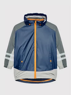 Playshoes Kurtka przeciwdeszczowa 408640 D Granatowy Regular Fit - Kurtki i płaszcze dla chłopców - miniaturka - grafika 1