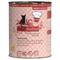 Mokra karma dla kotów - catz finefood Ragout, 6 x 380 g - Nr. 603: Gęś z indykiem - miniaturka - grafika 1