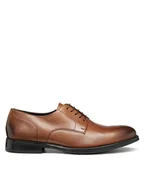 Półbuty męskie - Geox Półbuty U Barberigo U56MBC 00043 C6610 Brązowy - miniaturka - grafika 1