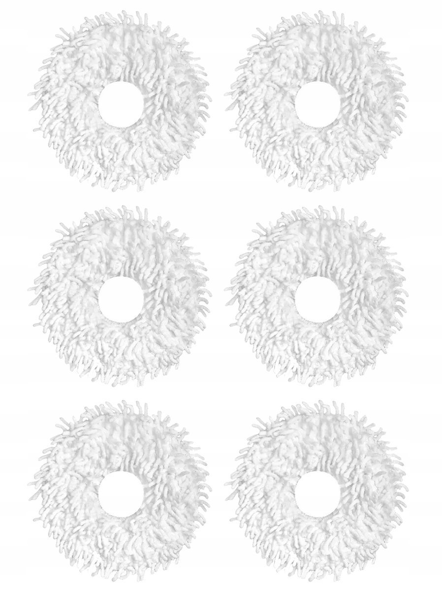 6x MOP do DREAME BOT W10, BOT W10 PRO, W10Pro, nakładka mopująca ściereczka