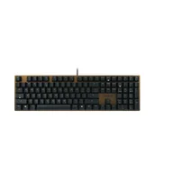 Klawiatury - CHERRY KC 200 MX klawiatura USB QWERTY Angielski Czarny, Brąz G80-3950LHBEU-2 - miniaturka - grafika 1