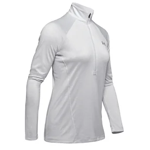 Damska Bluza UNDER ARMOUR TECH 1/2 ZIP TWIST 1320128-014 – Szary - Bluzy damskie - miniaturka - grafika 1