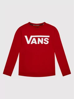 Bluzy dla chłopców - Vans Bluza Classic VN0A36MZ Czerwony Regular Fit - grafika 1
