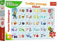 Puzzle - Trefl Puzzle Edukacyjne Trefliki poznają alfabet - miniaturka - grafika 1