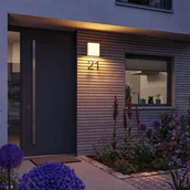 Lampy ogrodowe - Paulmann kinkiet zewnętrzny LED Azalena ZigBee, 2200K, biały - miniaturka - grafika 1