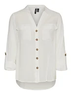 Bluzki damskie - Vero Moda Bluzka "Bumpy" w kolorze białym - miniaturka - grafika 1