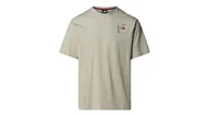 Koszulki męskie - The North Face Męskie Coordinates S/S Koszulka Clay Grey L - miniaturka - grafika 1