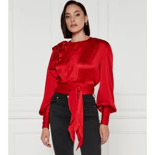 Pinko Bluzka AURILLAC | Cropped Fit - Bluzki damskie - miniaturka - grafika 1