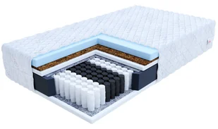 Materac kieszeniowy FEEL pianka wysokoelastyczna HR, kokos - 100 x 200 - H2 średnio miękki / H3 średnio twardy - 22 cm - Materace - miniaturka - grafika 1
