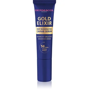 Dermacol Gold Elixir Deep Rejuvenating Caviar Serum Serum do twarzy 12 ml - Serum do twarzy - miniaturka - grafika 1