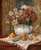 Plakaty - Galeria Plakatu, Plakat, Still Life With Flowers And Prickly Pears, Auguste Renoir, 50x70 cm - miniaturka - grafika 1