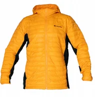 Kurtki męskie - Columbia Powder Pass Hybrid Hooded Jacket 2126101816 Pomarańczowe M - miniaturka - grafika 1