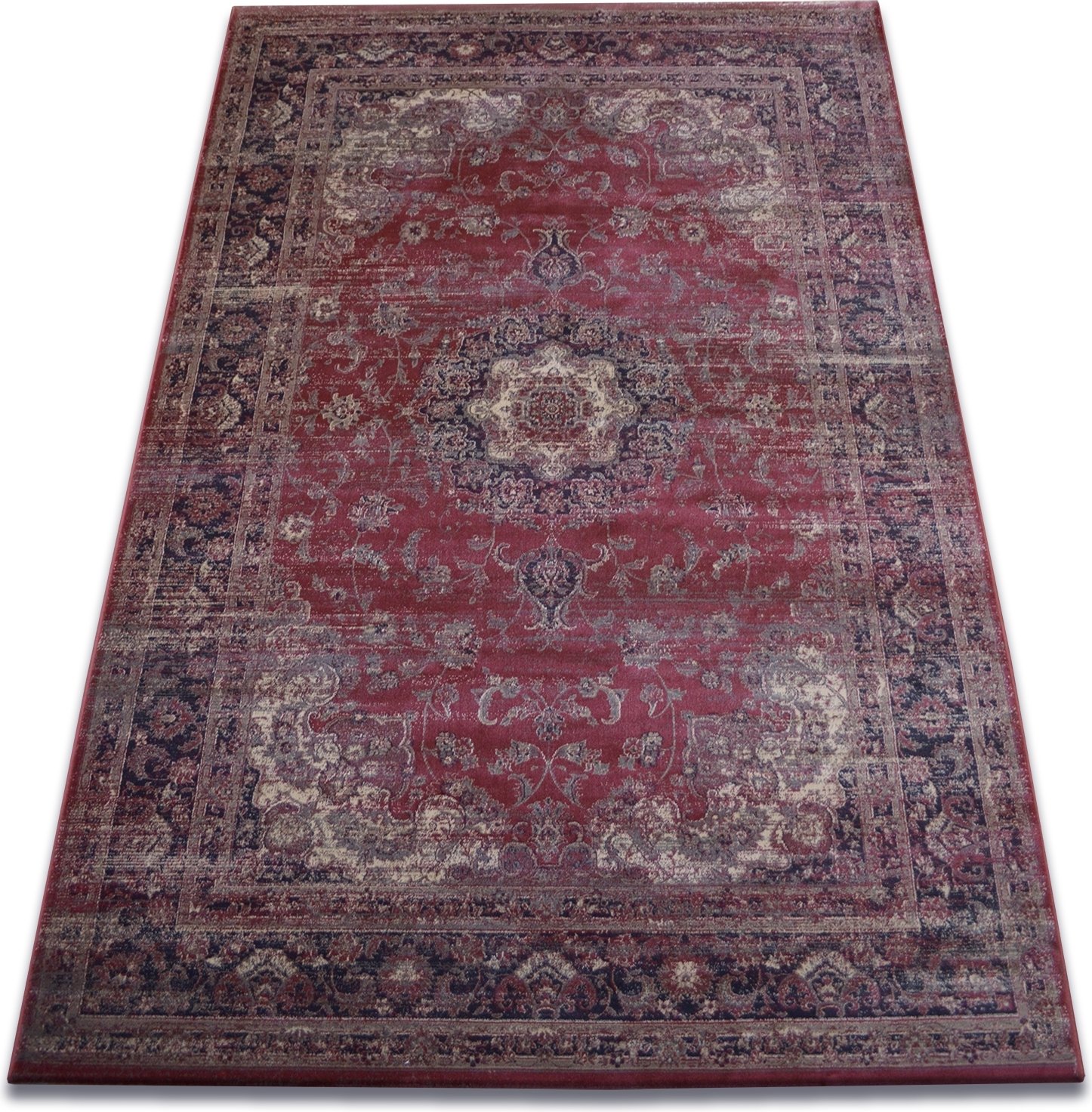 Dywan heat-set Jasmin 8676 rust czerwony 180x270 cm