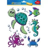 Zabawki kreatywne - Naklejki na okno Zwierzęta morskie - miniaturka - grafika 1