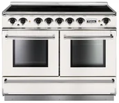 Kuchenki elektryczne - Kuchnia z płytą indukcyjną FALCON Continental 110 Biały szczotkowany nikiel - miniaturka - grafika 1