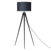 Lampy stojące - Beliani Lampa podłogowa Lampa podłogowa metalowa czarna STILETTO 51103 - miniaturka - grafika 1
