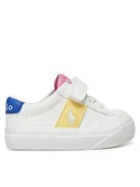 Buty dla dziewczynek - Polo Ralph Lauren Sneakersy Ryley Ps RL02360102 Biały - miniaturka - grafika 1