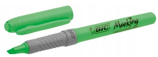 Zakreślacz BIC Highlighter Grip Zielony - Zakreślacze - miniaturka - grafika 1