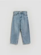 Spodnie i spodenki dla chłopców - Reserved - Jeansy straight - niebieski - miniaturka - grafika 1