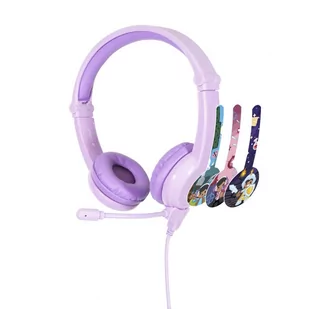 BuddyPhones BP-GALAXY Fioletowe - Słuchawki - miniaturka - grafika 1